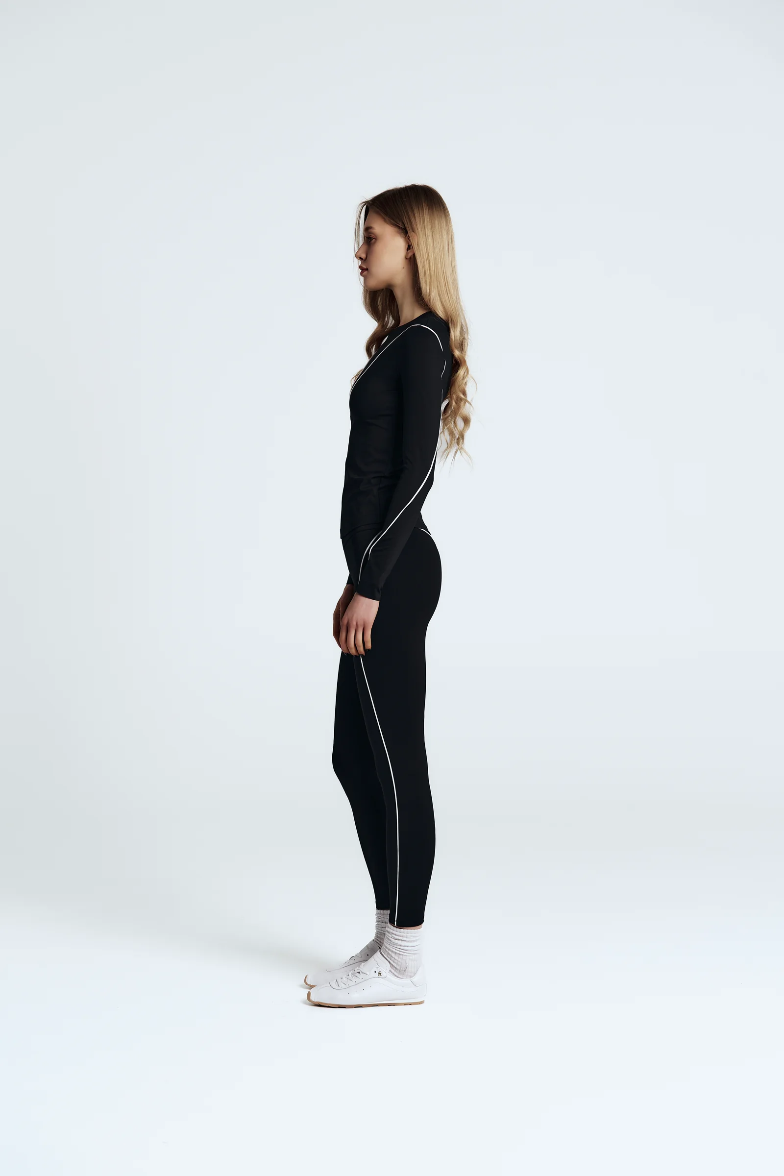 Легінси з контрастним кантом, Black — FIW